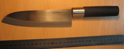 Восточный нож Nirosta. . 500 руб. продавался в гипермаркете Реал