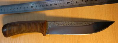 Туристический или охотничий нож Лиса, производство АиР Златоуст, в Тамбове
