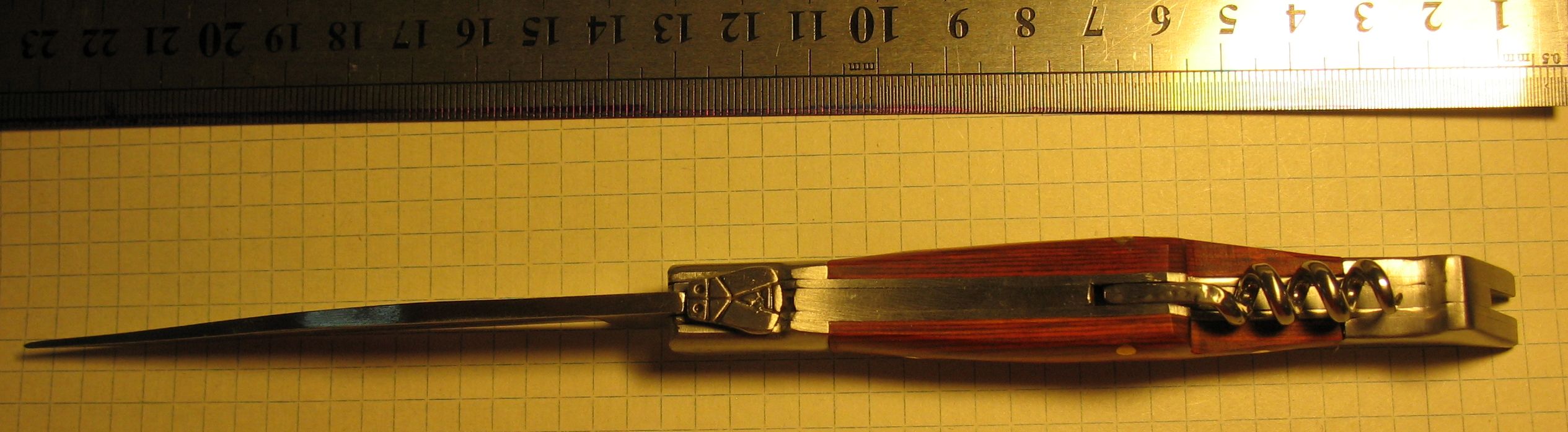 Раскладной нож со штопором, фирма "Пират", Тамбов