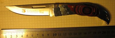 Раскладной нож Columbia, фирма "JinLand Company , Тамбов